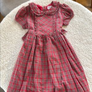 Rachel Riley Plaid Red Kids Dress